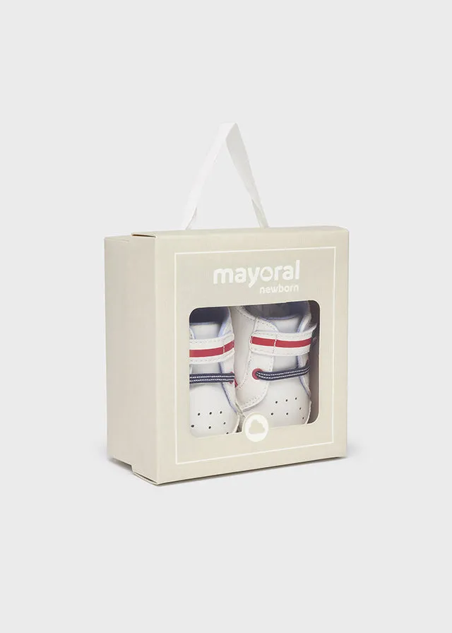 Newborn Boy Double Velcro Sneakers
