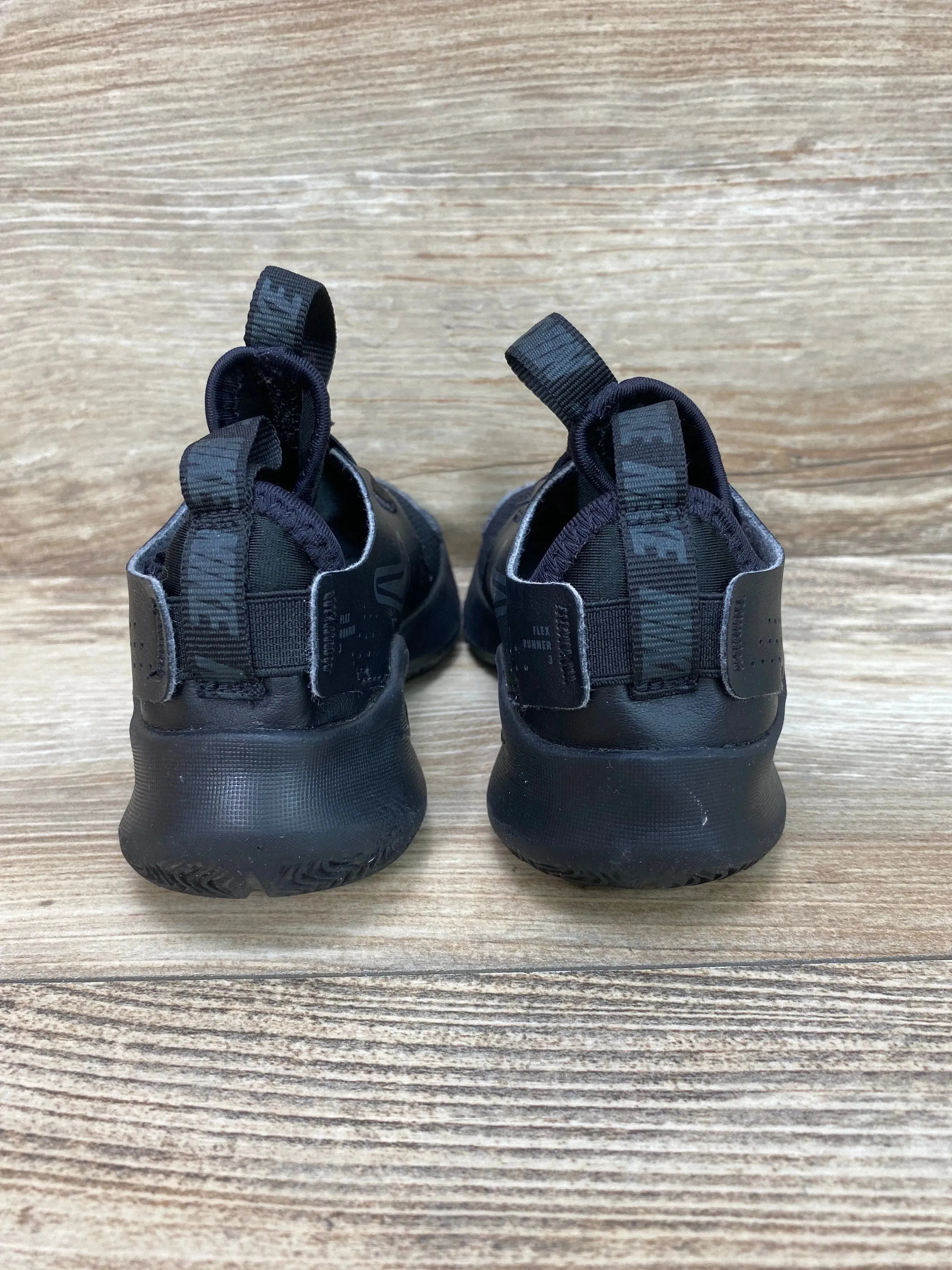 Nike Flex Runner 3 PS 'Black Anthracite' Sneakers sz 9c