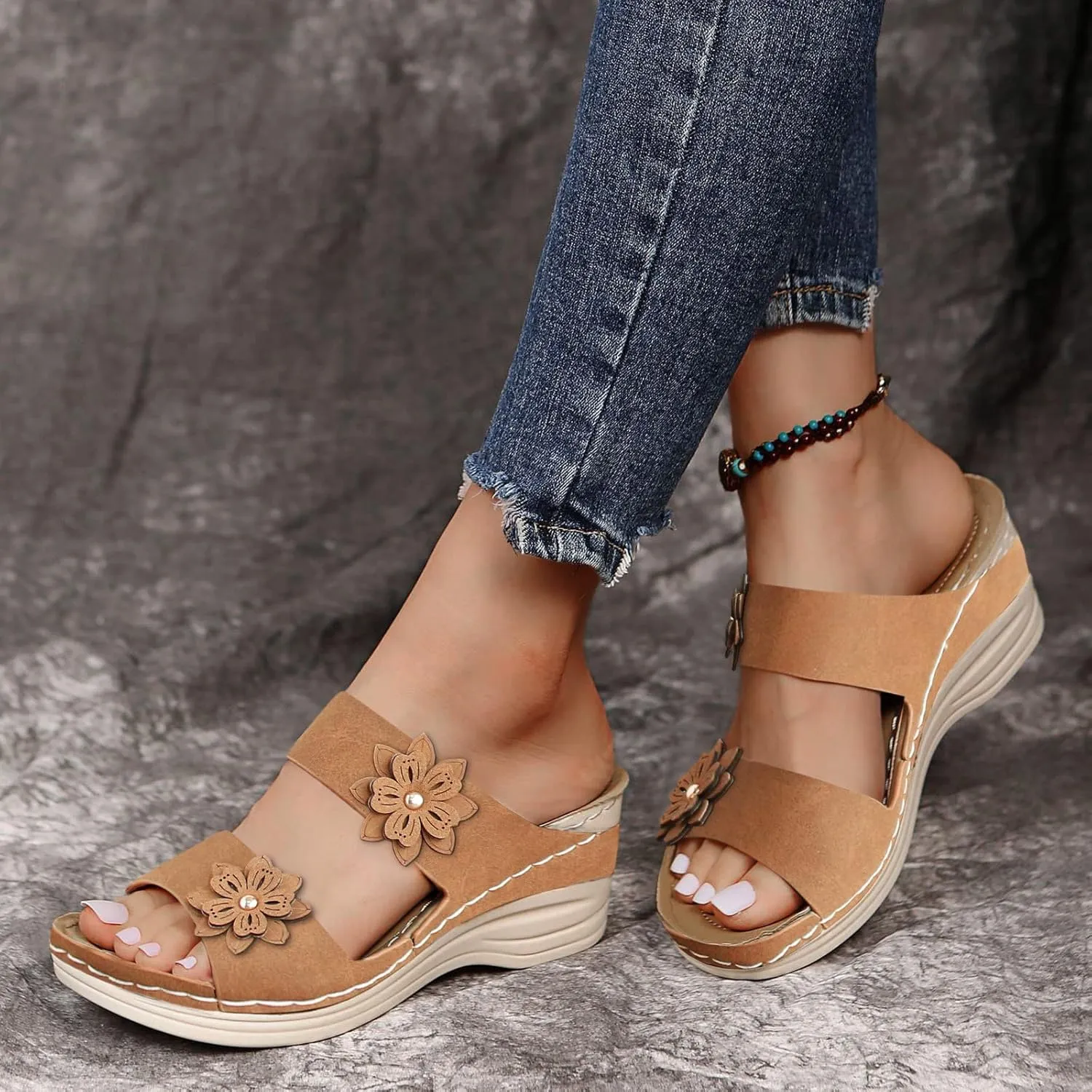Orthopedic Flats for Women Plantar Fasciitis Sandalias De Verano Para Mujer Mens Summer Shoes Sandals Sandals Women Dressy Heels Comfortable Women's Heeled Sandals Flat Dress Sandals for Women
