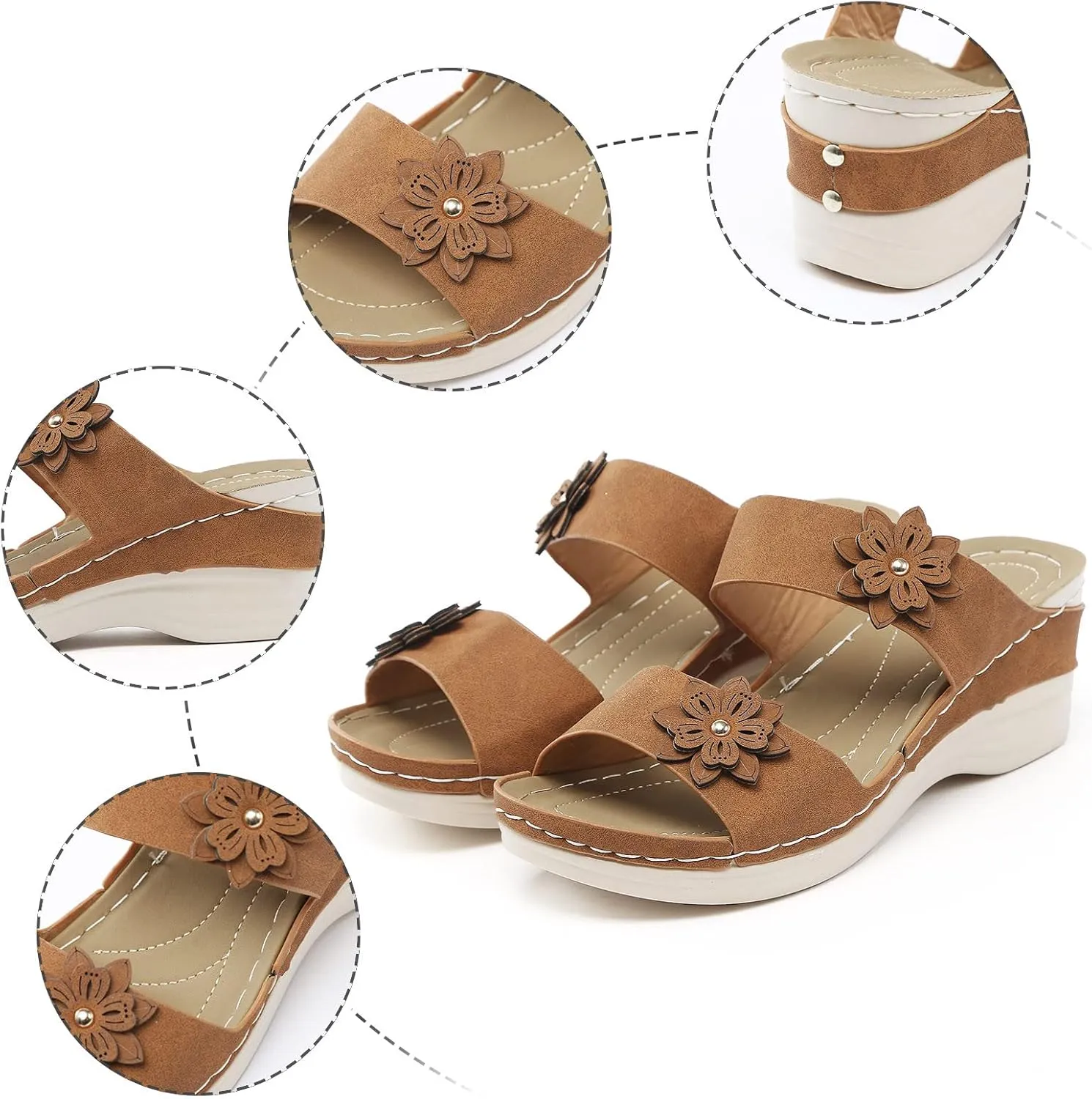 Orthopedic Flats for Women Plantar Fasciitis Sandalias De Verano Para Mujer Mens Summer Shoes Sandals Sandals Women Dressy Heels Comfortable Women's Heeled Sandals Flat Dress Sandals for Women