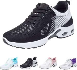 Orthopedic Shoes for Women, Comfort Wear Orthowear Sneakers Breathable Mesh Casual Footwear Walking Running Sneakers with Arch Support Soft Comfy Cushion