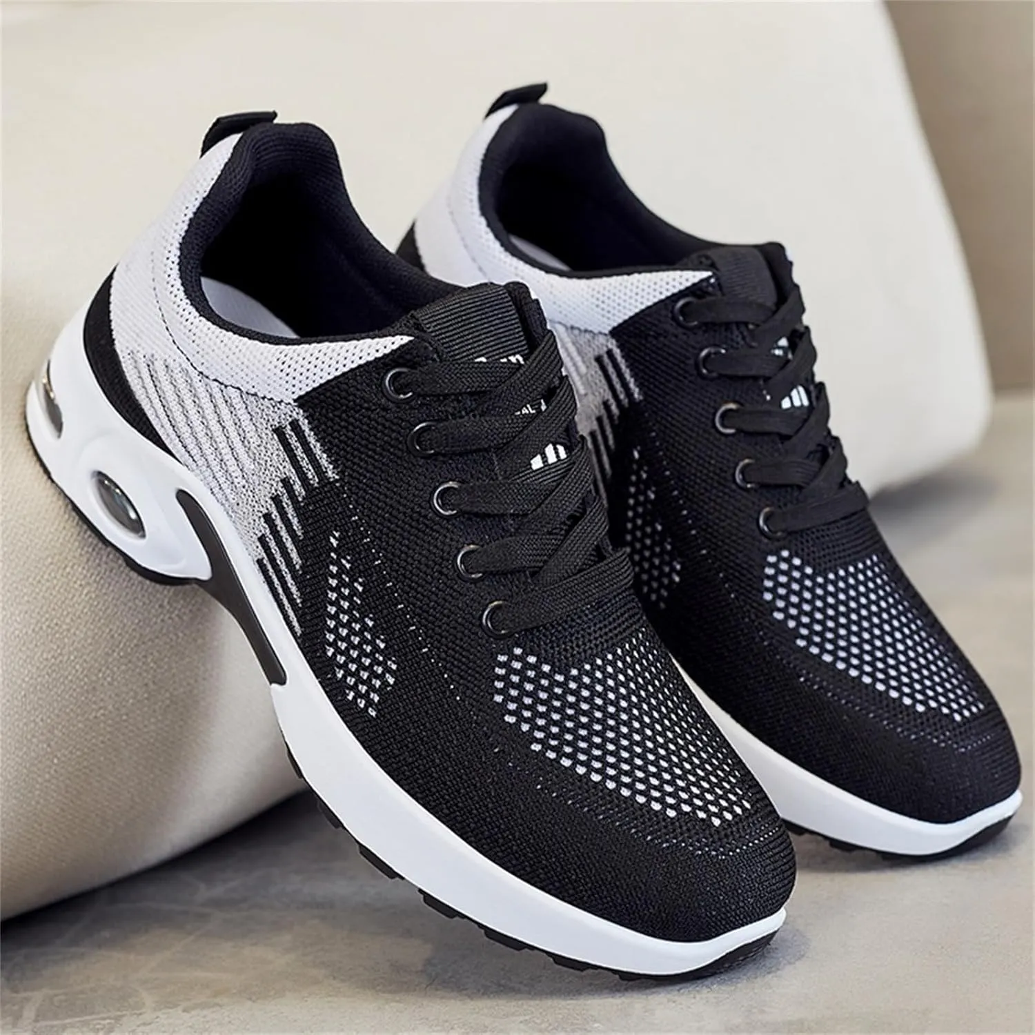 Orthopedic Shoes for Women, Comfort Wear Orthowear Sneakers Breathable Mesh Casual Footwear Walking Running Sneakers with Arch Support Soft Comfy Cushion