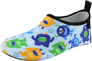 Pig High Tops Children Thin and Breathable Swimming Shoes Water Park Cartoon Rubber Soled Beach Shoes Girls Cute Shoes (Sky Blue, 10.5 Little Child)