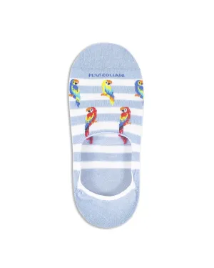 Pima Cotton Parrot No Show Socks