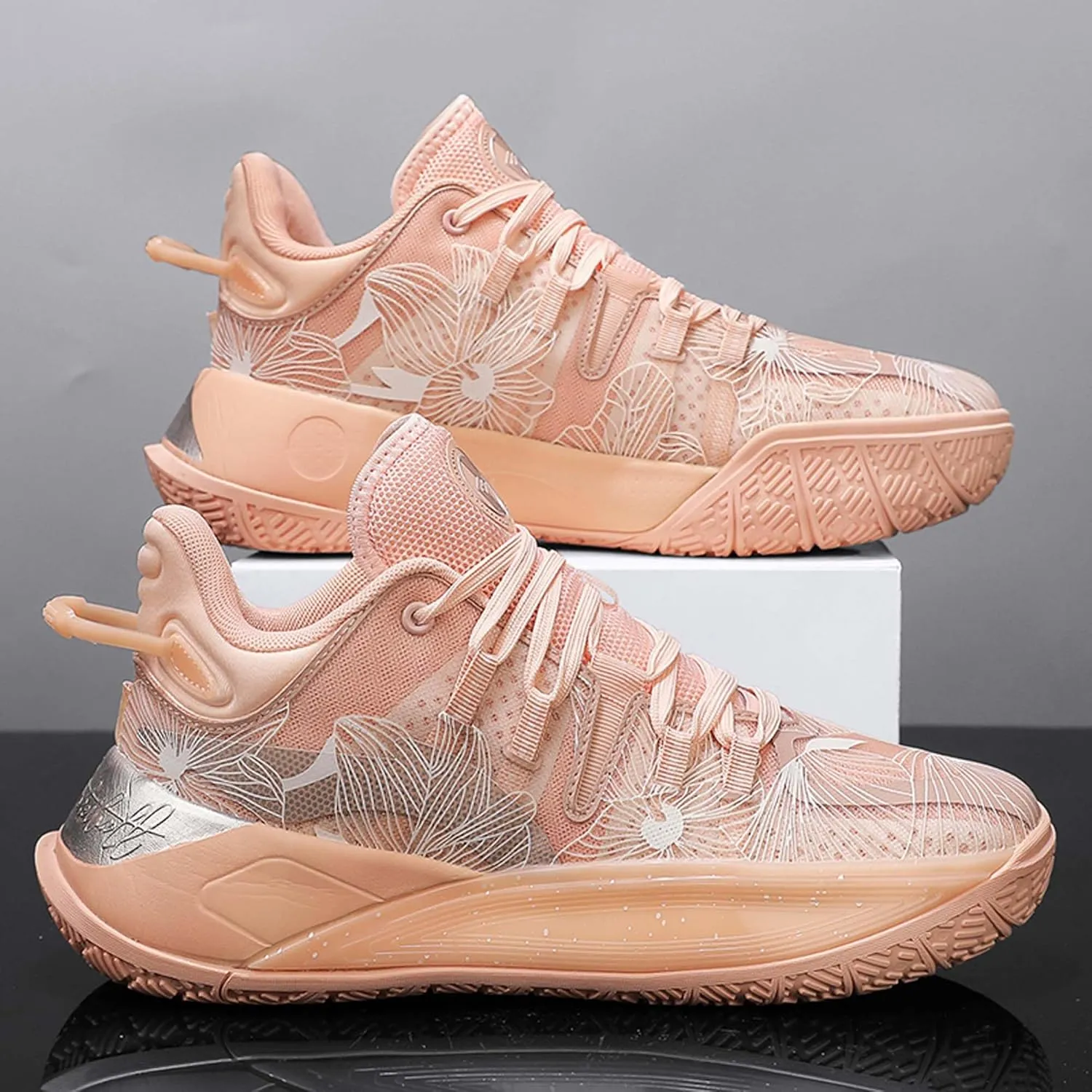 Professional Basketball Shoes Couple Fashion Running Sneakers Wearable Cushioning Youth Basketball Shoes