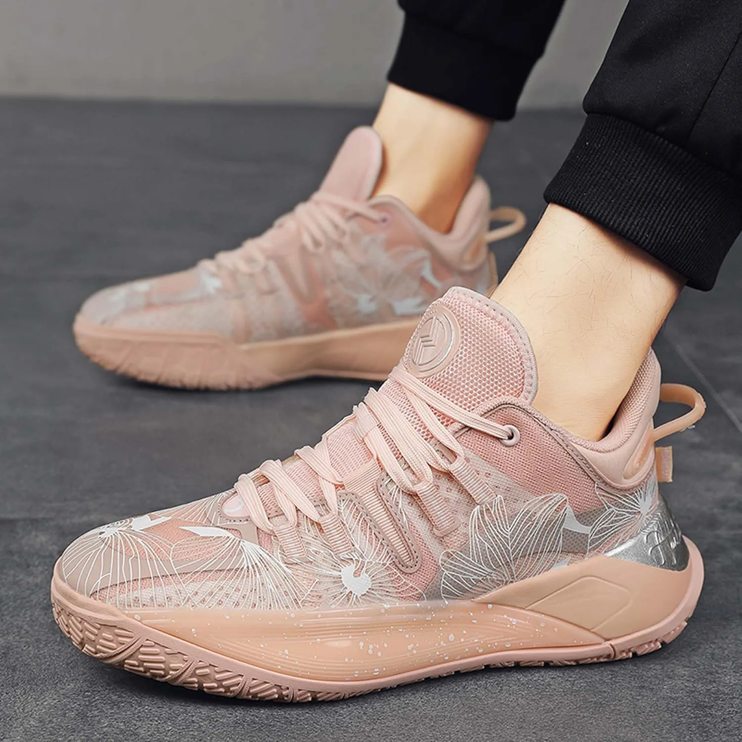 Professional Basketball Shoes Couple Fashion Running Sneakers Wearable Cushioning Youth Basketball Shoes