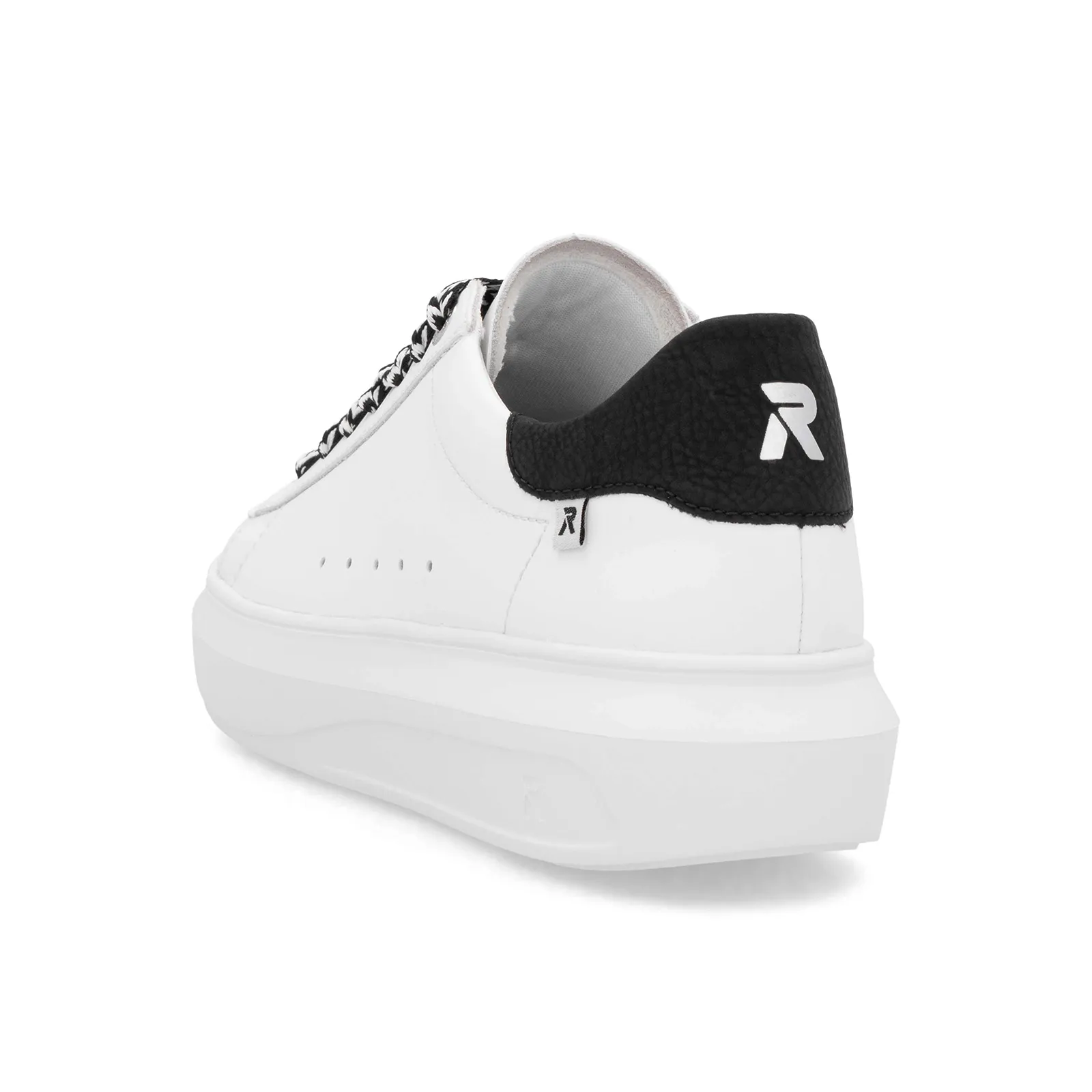 Rieker W1201 Adelia Sneaker (Women) - Weiss/Schwarz