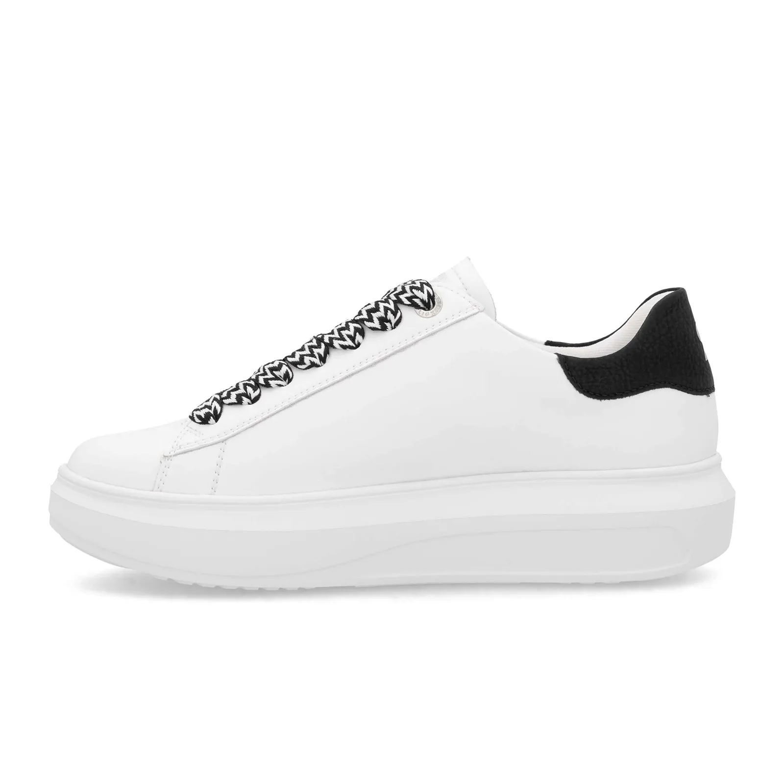 Rieker W1201 Adelia Sneaker (Women) - Weiss/Schwarz