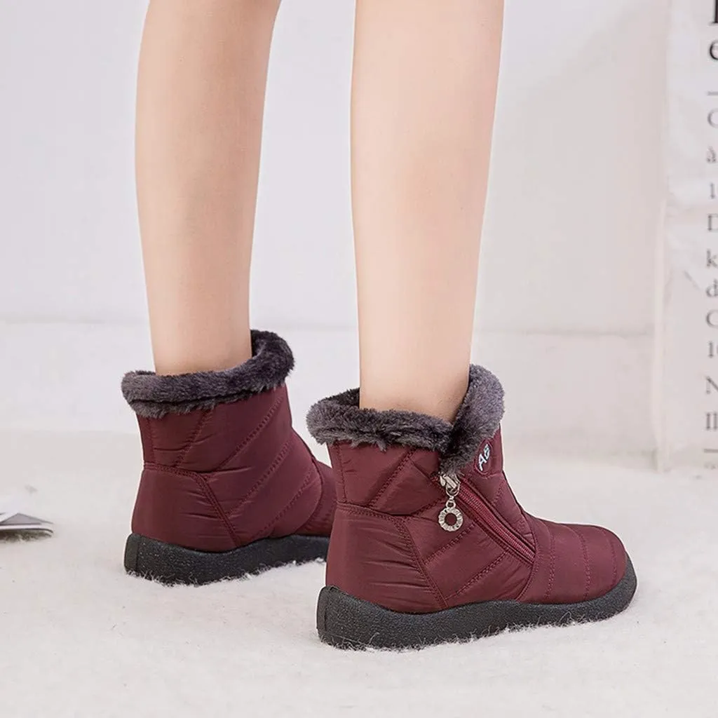 SBGMoSJ Long Winter Boots for Women Knee High Women's Waterproof Warm Plush Lined Outdoor Snow Ankle Boots Women's Boots Winter Size 15 Size 11 Snowboarding Boots Waterproof Womens Boots Cute