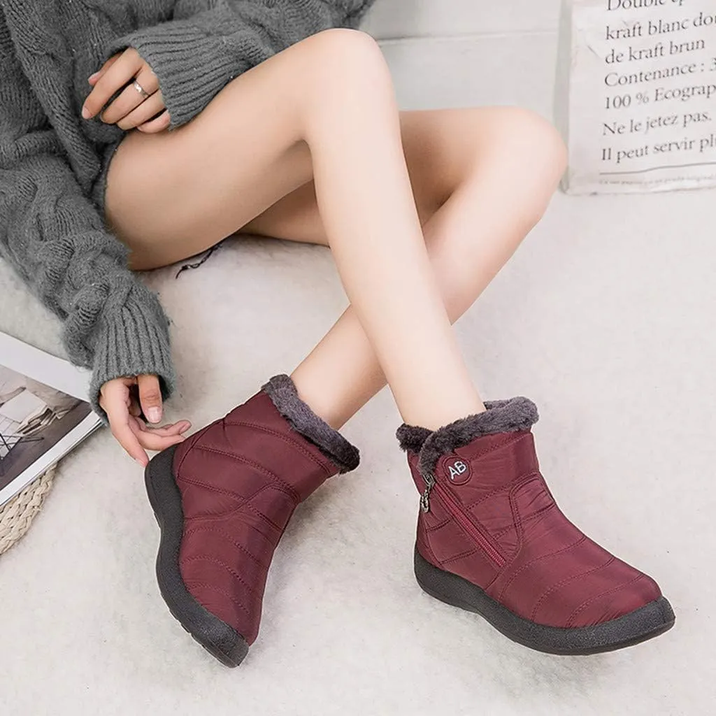 SBGMoSJ Long Winter Boots for Women Knee High Women's Waterproof Warm Plush Lined Outdoor Snow Ankle Boots Women's Boots Winter Size 15 Size 11 Snowboarding Boots Waterproof Womens Boots Cute