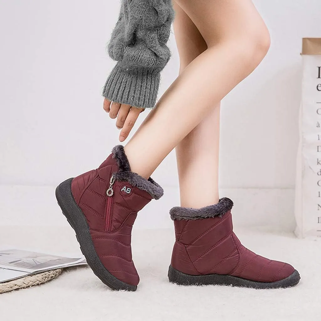 SBGMoSJ Long Winter Boots for Women Knee High Women's Waterproof Warm Plush Lined Outdoor Snow Ankle Boots Women's Boots Winter Size 15 Size 11 Snowboarding Boots Waterproof Womens Boots Cute