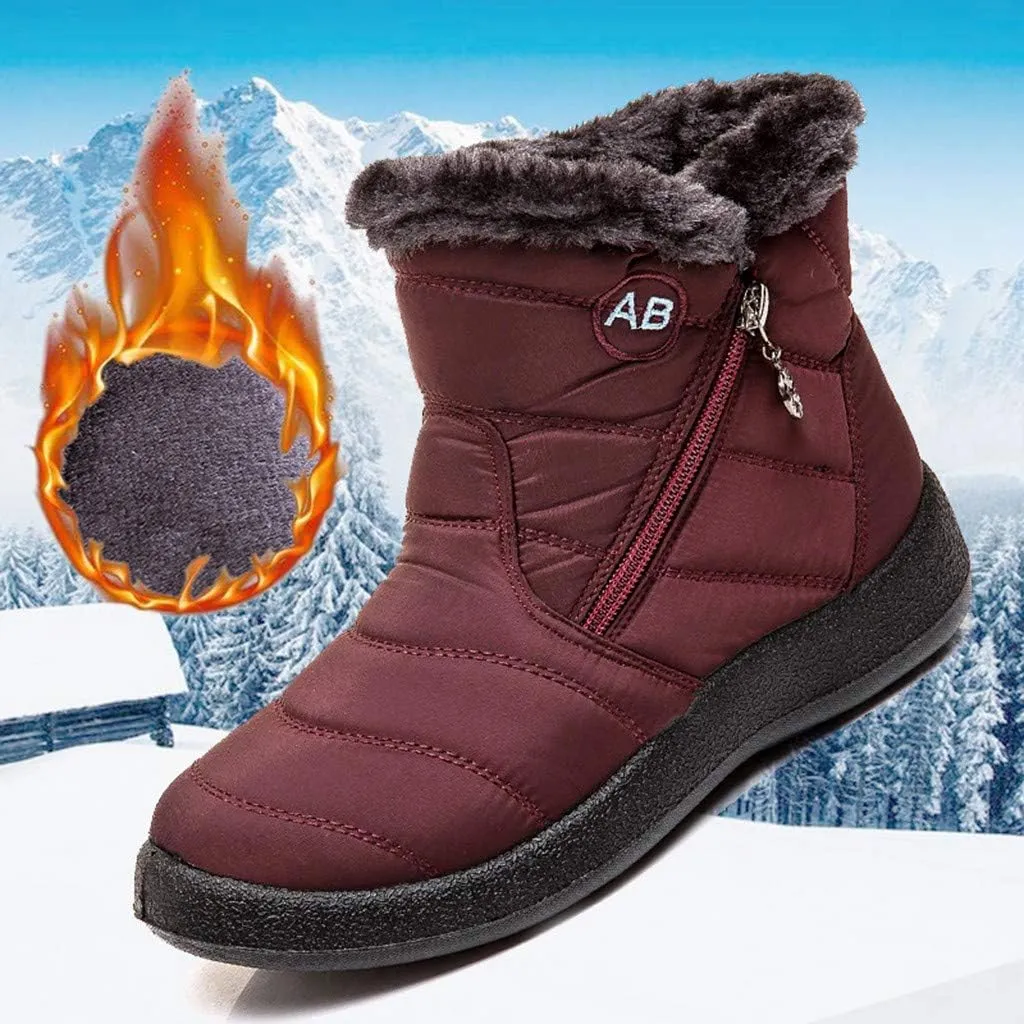 SBGMoSJ Long Winter Boots for Women Knee High Women's Waterproof Warm Plush Lined Outdoor Snow Ankle Boots Women's Boots Winter Size 15 Size 11 Snowboarding Boots Waterproof Womens Boots Cute