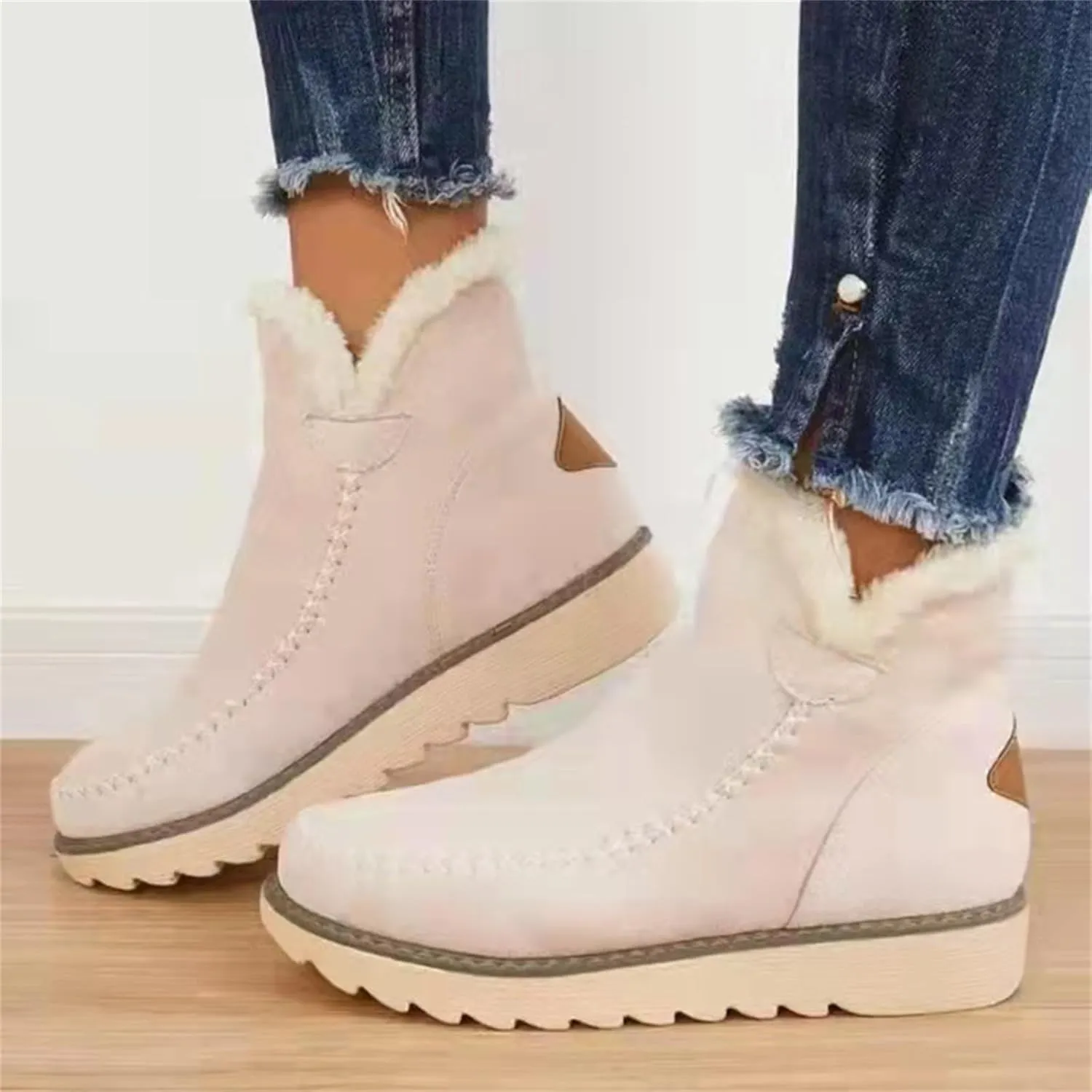 SBGMoSJ Snowboarding Boots Womens Womens Winter Boots Size 12 Wide Calf Winter Boots for Women Outdoor Boots Women Knee High Botas De Mujer Para El Frio Con Plataforma