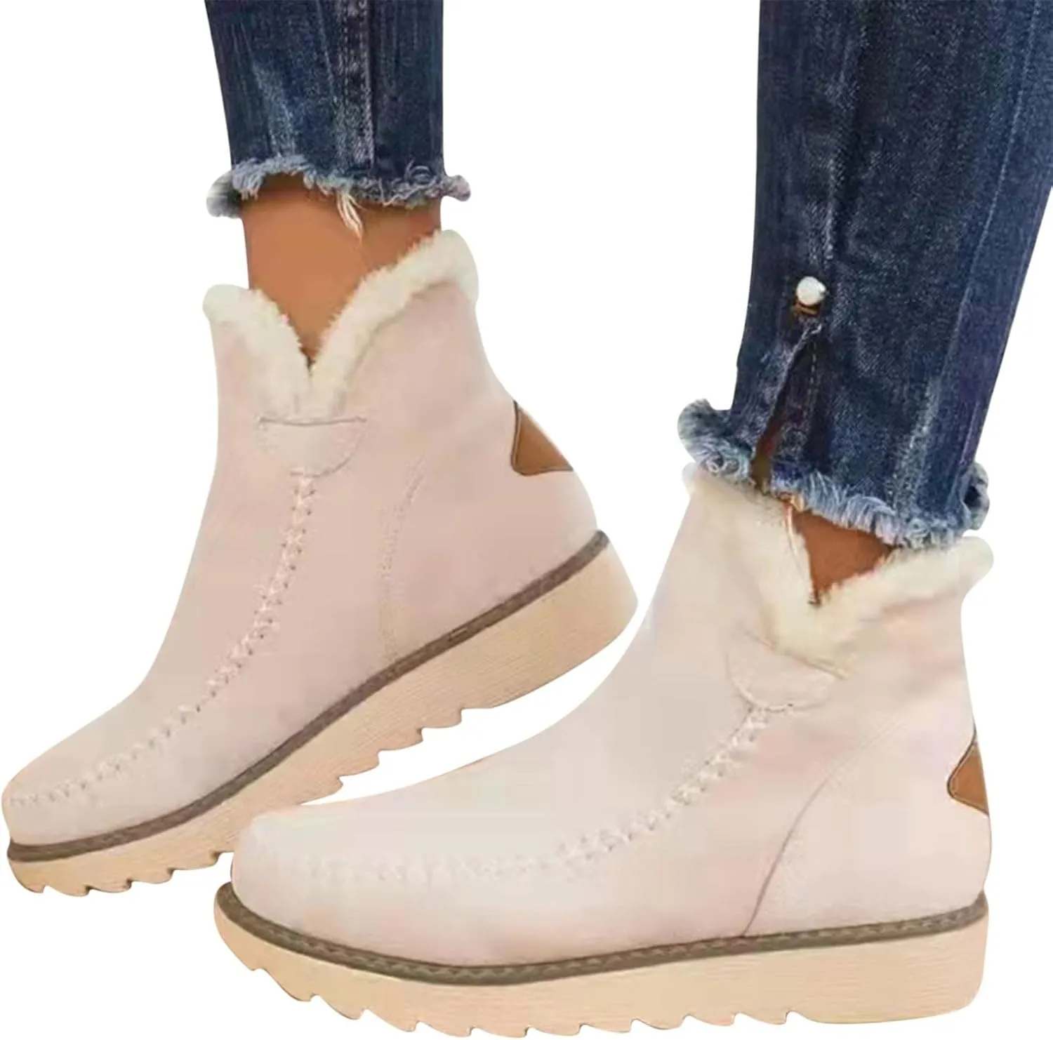 SBGMoSJ Snowboarding Boots Womens Womens Winter Boots Size 12 Wide Calf Winter Boots for Women Outdoor Boots Women Knee High Botas De Mujer Para El Frio Con Plataforma
