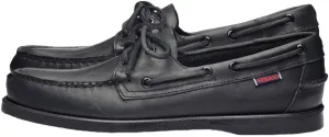 Sebago Portland Boat Shoes - Full-Grain Leather Moccasins, Handsewn with Leather Sock Lining and Non-Marking, Slip-Resistant Sipped Rubber Outsoles