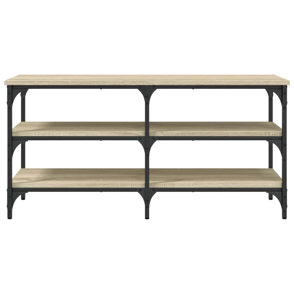 Shoe Bench Sonoma Oak 100x38.5x49 cm Engineered Wood