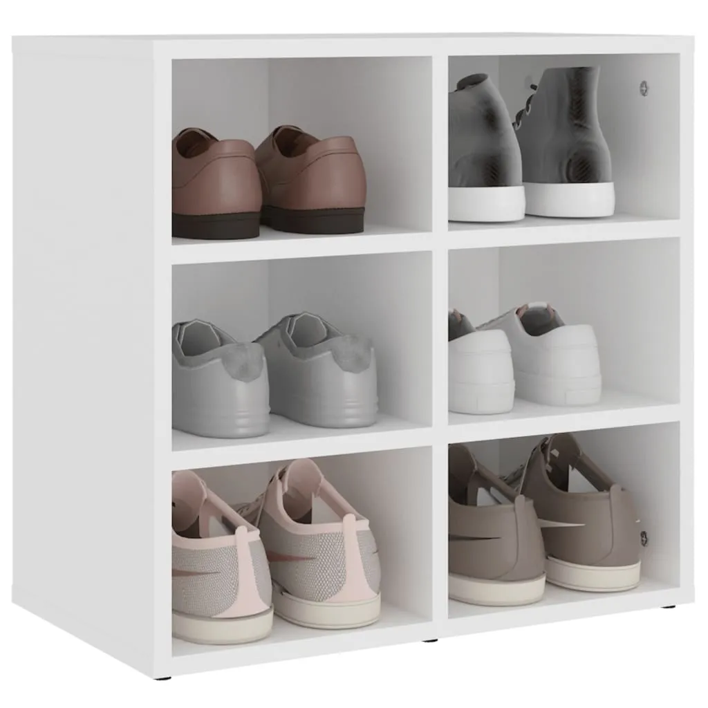 Shoe Cabinet White 52.5x30x50 cm
