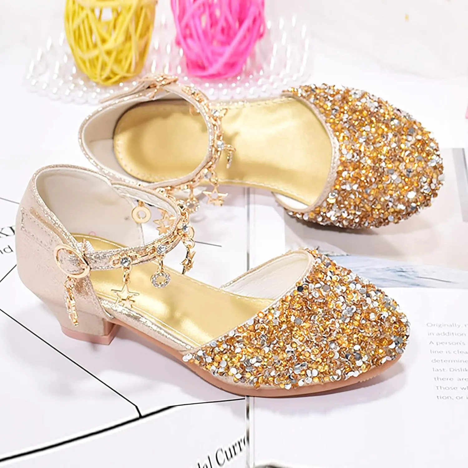 Shoes Girls Low Heel Dress Shoes Sparkl Mary Jane Flower Girls Wedding Birthday Part Dress Toddler Flip Flops Girls