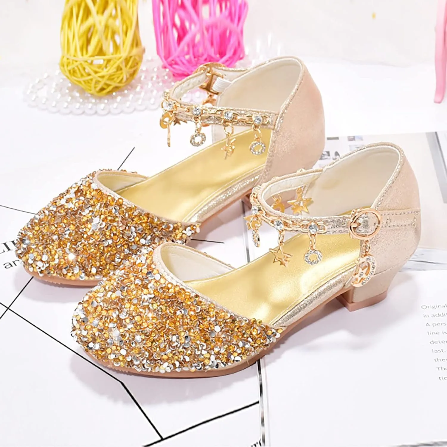 Shoes Girls Low Heel Dress Shoes Sparkl Mary Jane Flower Girls Wedding Birthday Part Dress Toddler Flip Flops Girls