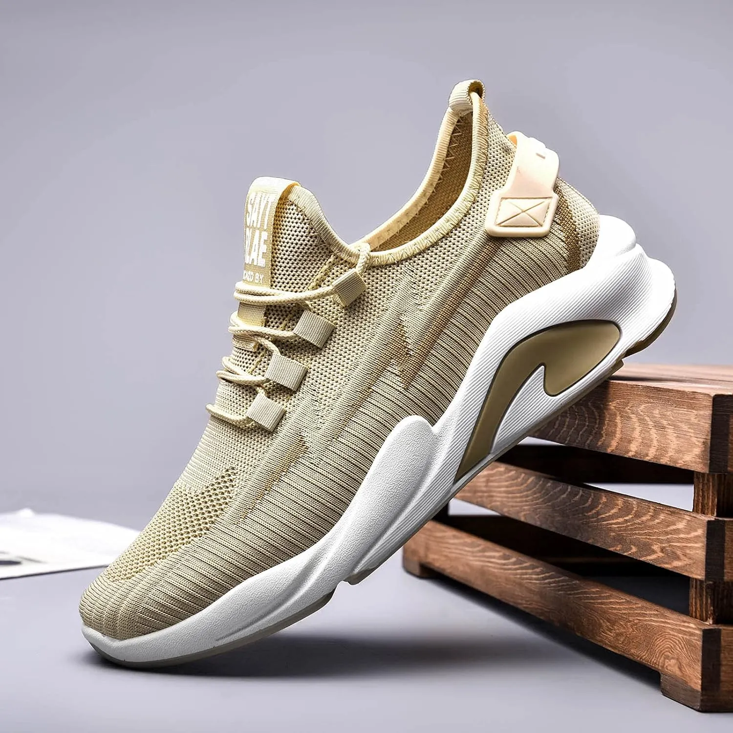 Shoes Men White Shoes Men Men's Hands Free Slip On Sneaker Mens Casual Sneakers Slip on Walking Blade Tennis Black Weight Lifting