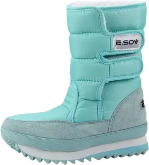 Slip on Snow Boots for Women Waterproof Womens Winter Dress Boots Size 12 Warm Winter Boots Women Size 11 Women's Winter Booties Waterproof Botas De Vestir Para Invierno Mujeres