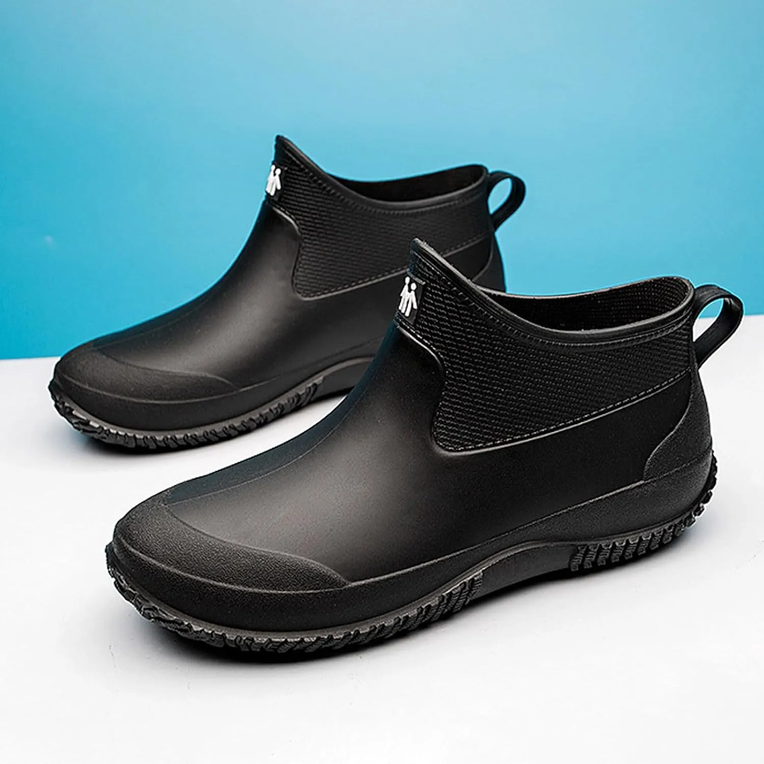 Slip Women's Rain Shoes Korean Version Solid Color Fashion Short Tube Women's Water Shoes Cute Shoes Women Boots