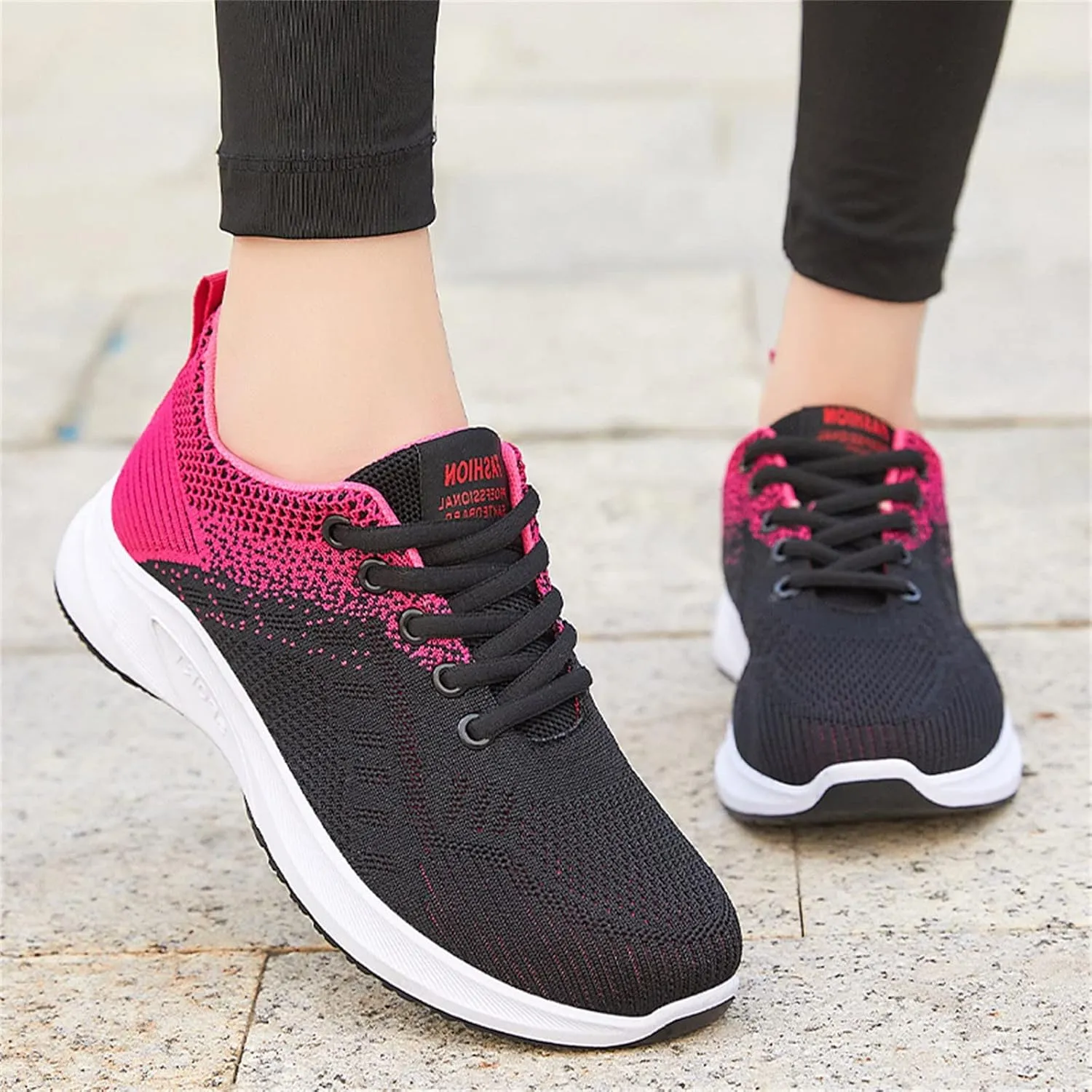 Sneakers for Women Running Shoes Fashion Walking Lace Up Walking Shoes Women Mesh Breathable Business Casual Shoes Platform Sneakers Brown Tennis Shoe Cross Trainer Shoe