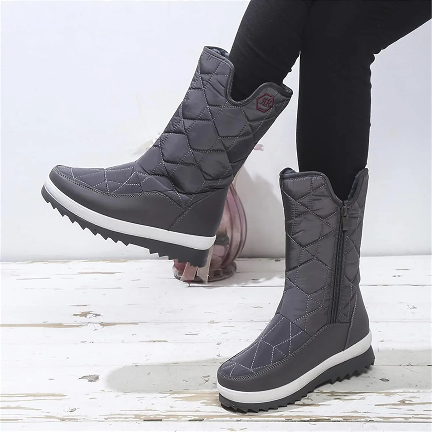 Snow Boot for Women Size 6 Womens Snow Boot 8.5 Wide Women's Snow Boots Ankle Womens Waterproof Insulated Boots Womens Low Hiking Boots Waterproof Lightweight