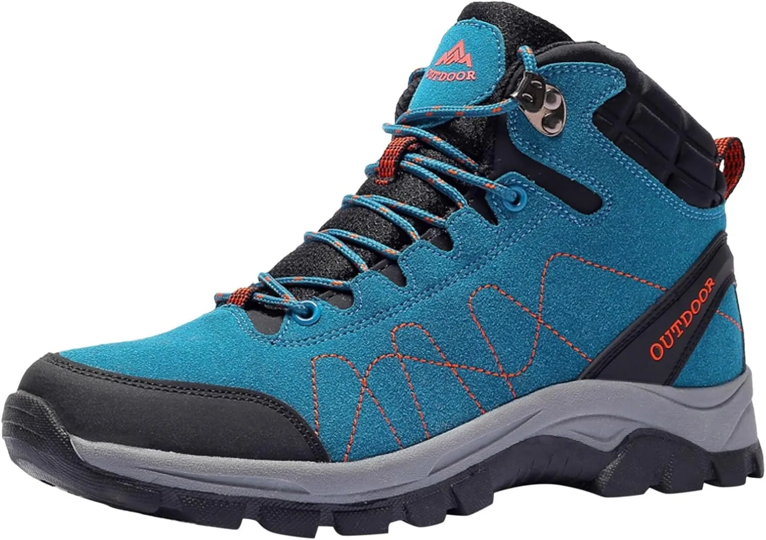 Snow Boots for Men Warm Faux Furry Lined Footwear Waterproof Outdoor Comfort Winter Boots Slip on Ankle Booties Non-slip Hiking Walking Boots