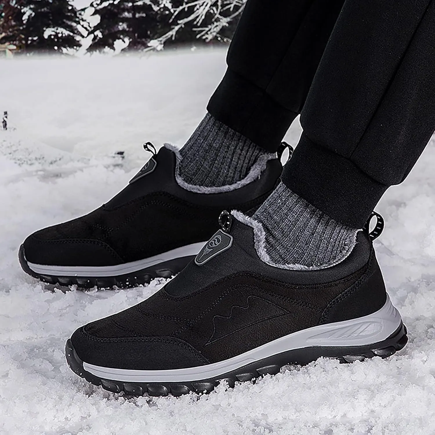 Snow Boots for Women Cute Size 11 Ankle Snow Boots Size 9 Wide for Women Winter Waterproof Booties Women Ankle Boots Womens Duck Boots Waterproof Size 11 Botas Invierno Mujer Negras