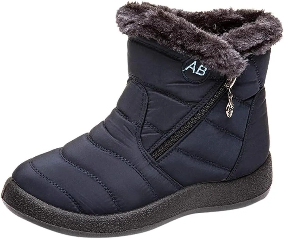 Snow Boots for Women Wide Calf Winter Boots Women Waterproof Snow Boots Womens Waterproof Winter Boots for Women Size 11 To 12 Tall Winter Boots for Women Fashion