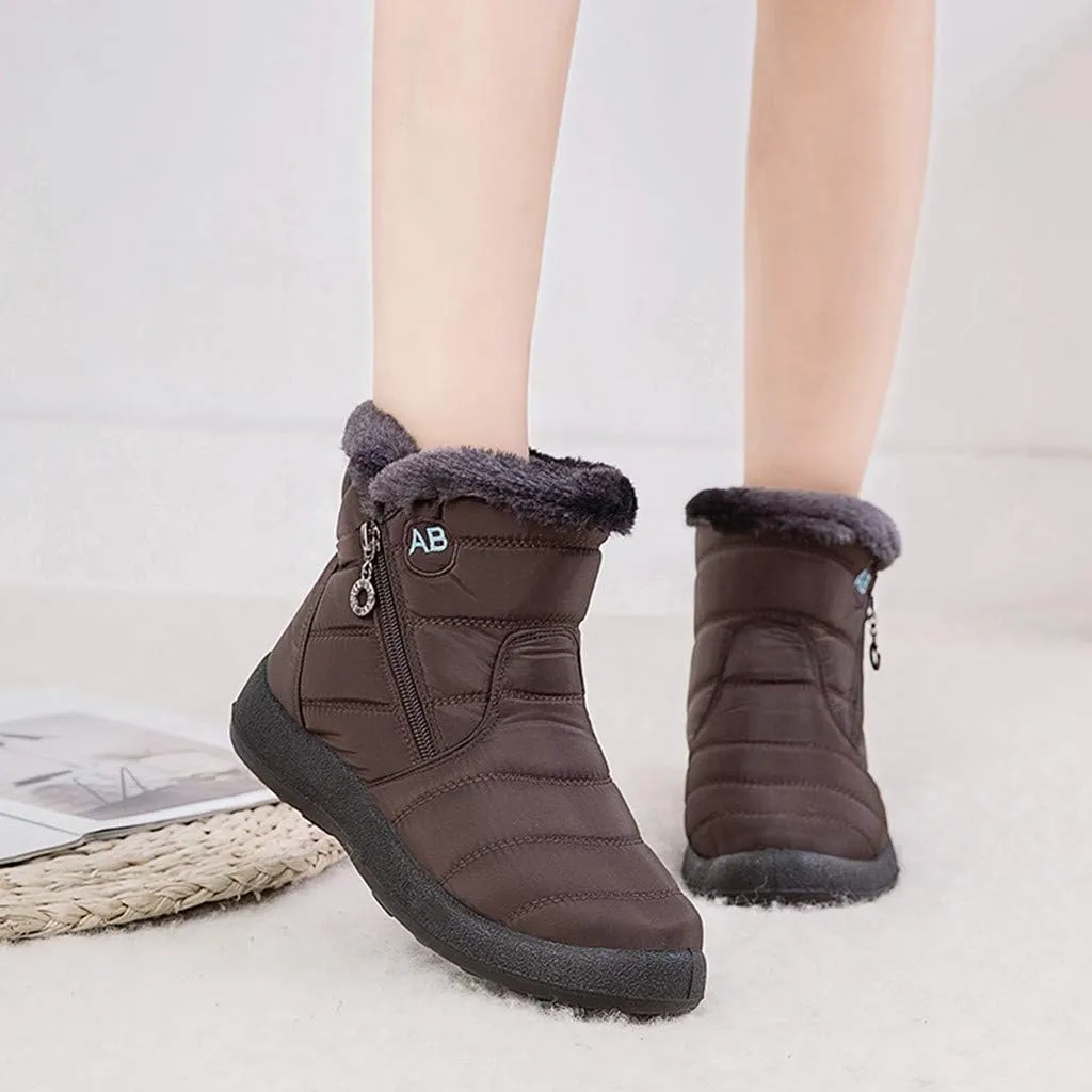 Snow Boots for Women Wide Calf Winter Boots Women Waterproof Snow Boots Womens Waterproof Winter Boots for Women Size 11 To 12 Tall Winter Boots for Women Fashion