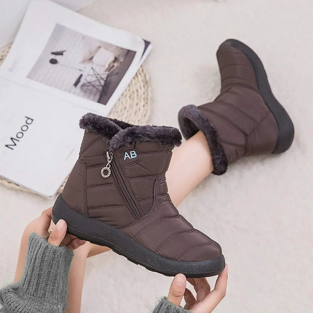 Snow Boots for Women Wide Calf Winter Boots Women Waterproof Snow Boots Womens Waterproof Winter Boots for Women Size 11 To 12 Tall Winter Boots for Women Fashion