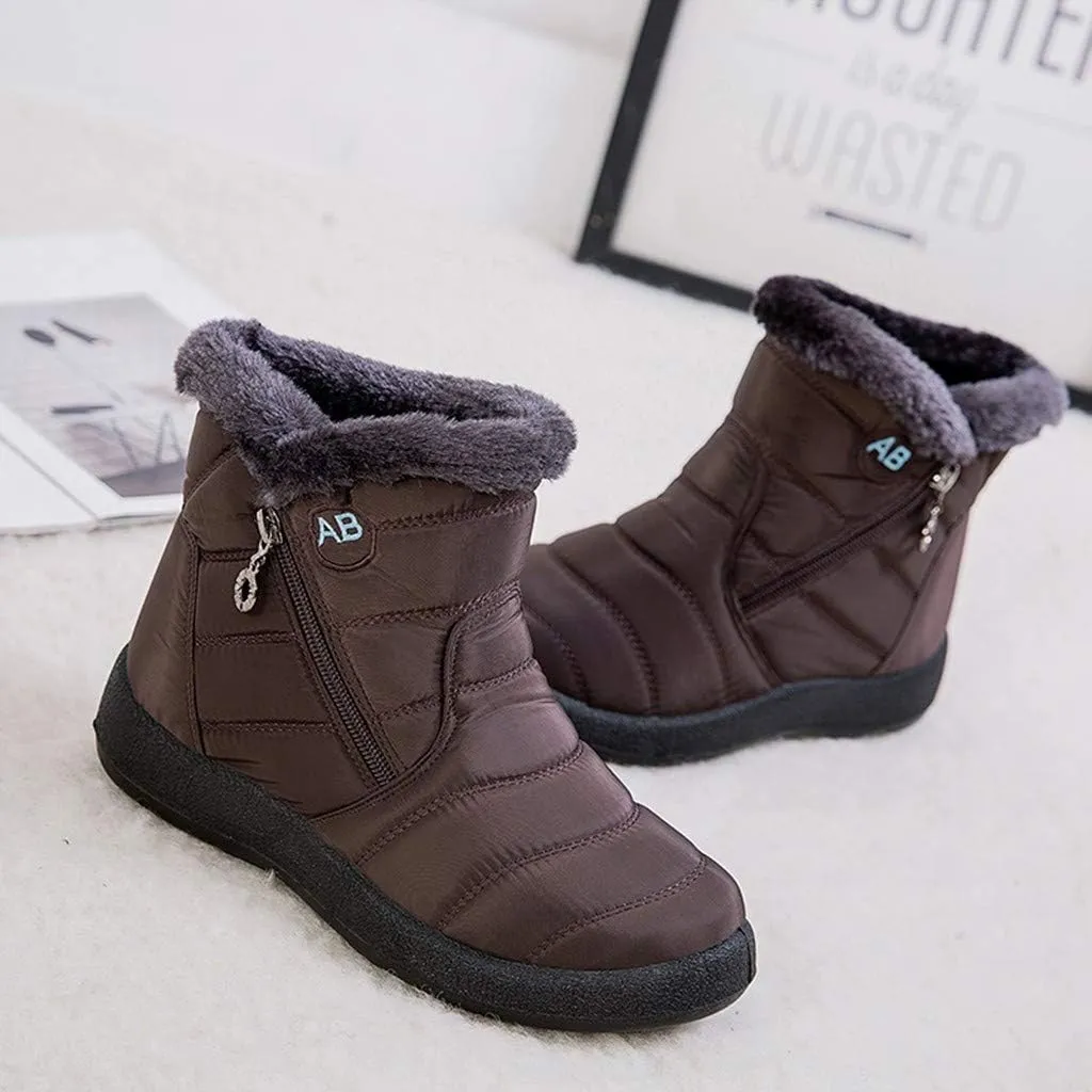 Snow Boots for Women Wide Calf Winter Boots Women Waterproof Snow Boots Womens Waterproof Winter Boots for Women Size 11 To 12 Tall Winter Boots for Women Fashion
