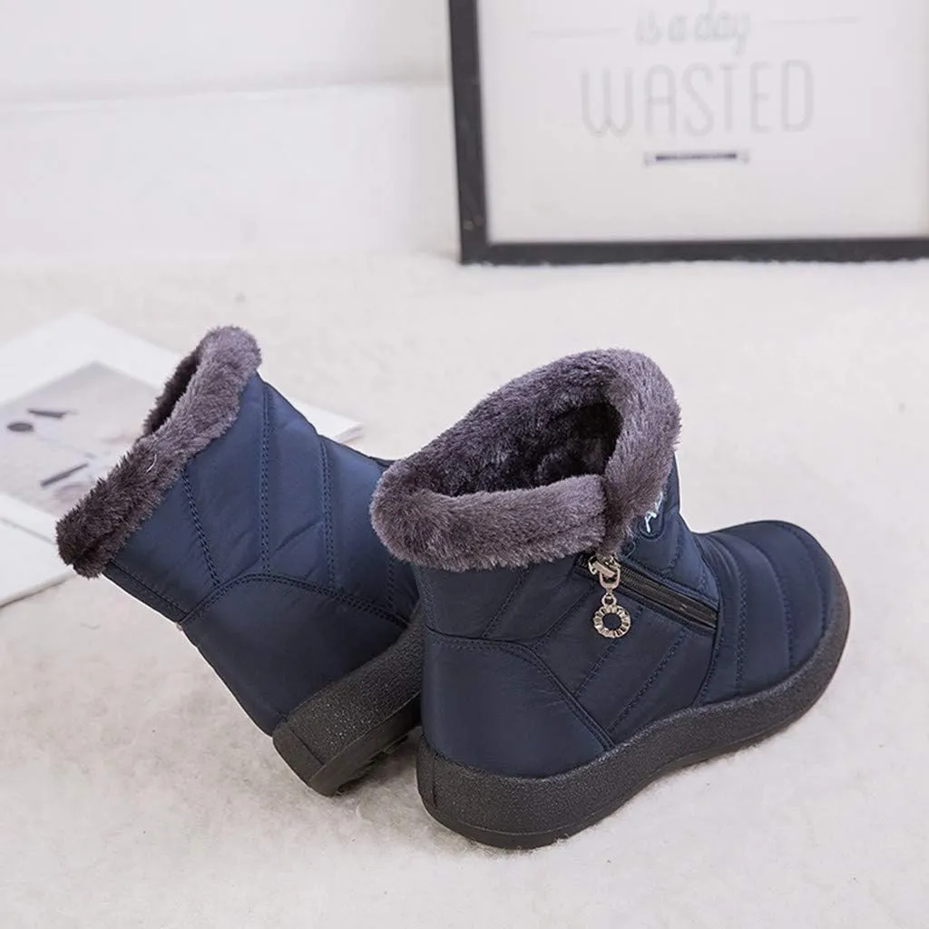 Snow Boots for Women Wide Calf Winter Boots Women Waterproof Snow Boots Womens Waterproof Winter Boots for Women Size 11 To 12 Tall Winter Boots for Women Fashion