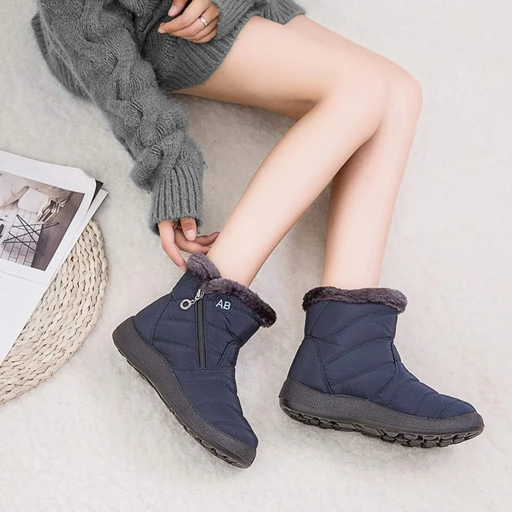 Snow Boots for Women Wide Calf Winter Boots Women Waterproof Snow Boots Womens Waterproof Winter Boots for Women Size 11 To 12 Tall Winter Boots for Women Fashion