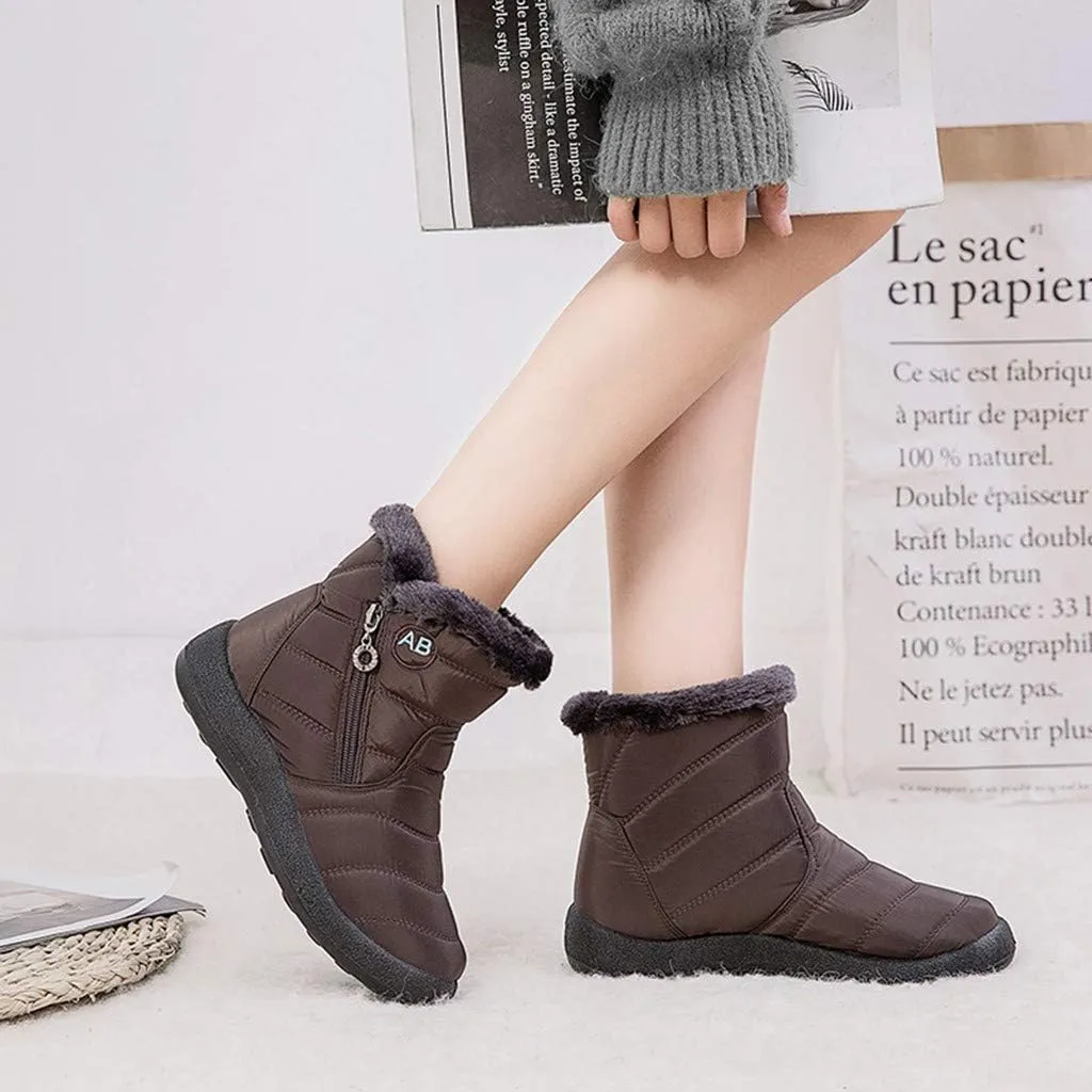 Snow Boots for Women Wide Calf Winter Boots Women Waterproof Snow Boots Womens Waterproof Winter Boots for Women Size 11 To 12 Tall Winter Boots for Women Fashion