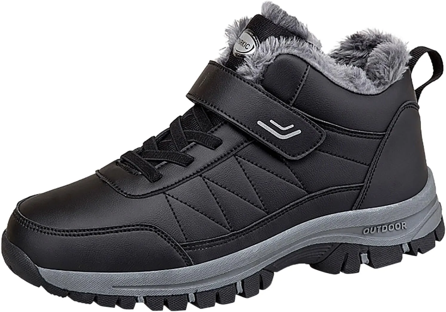 Snow Boots Men Warm Lined Footwear Waterproof Outdoor Lightweight Winter Boots Non-Slip Cold Weather Shoes Hiking Boot Trekking Boots