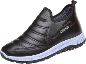 Snow Shoes For Men Non-Slip Winter Walking Shoes For Men Plush Lined Hiking Boots Women aterproof Casual Shoes