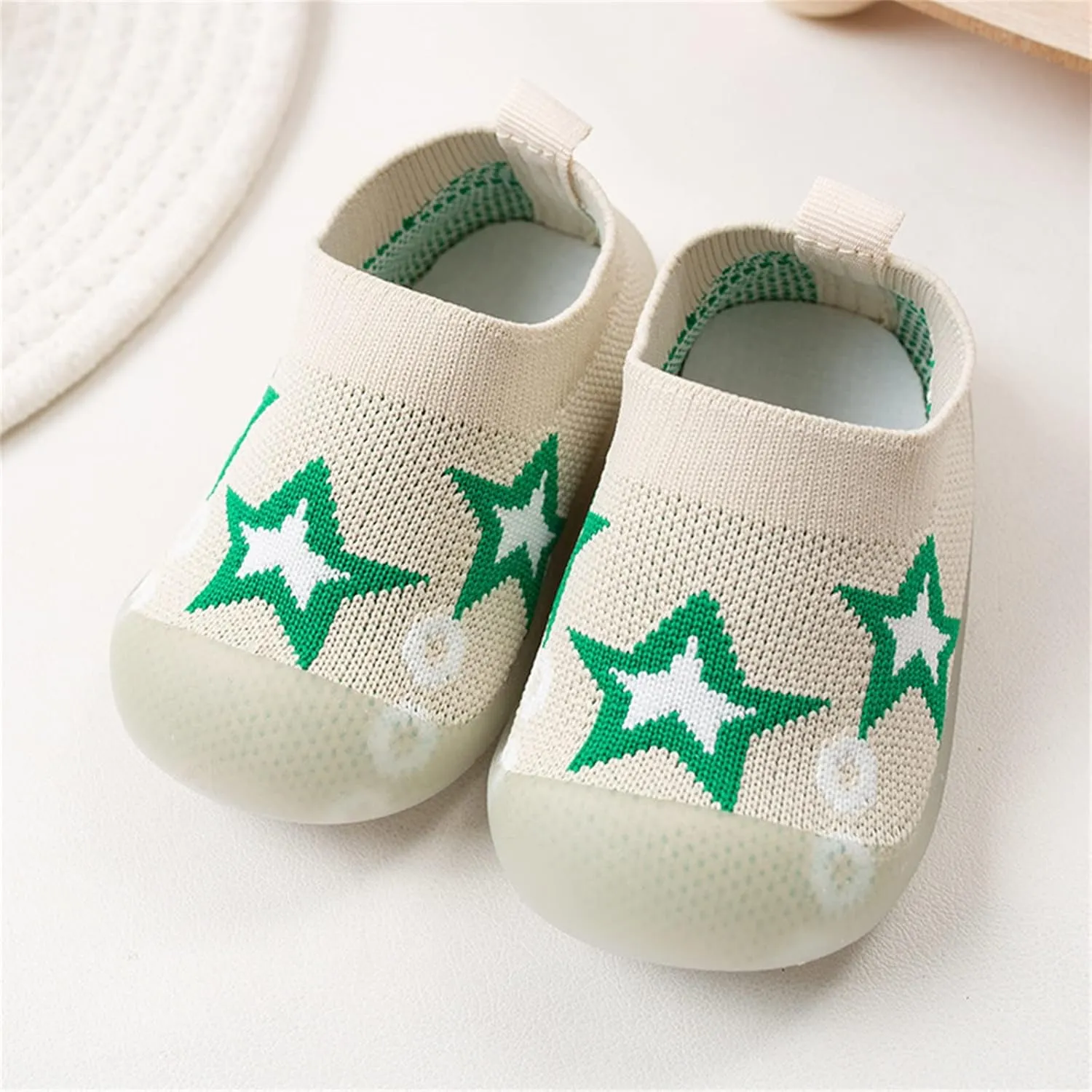 Sock Shoes Toddler Infant Boys Girls Animal Prints Cartoon Socks Shoes Toddler Breathable Mesh The Floor Black Shoes