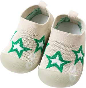Sock Shoes Toddler Infant Boys Girls Animal Prints Cartoon Socks Shoes Toddler Breathable Mesh The Floor Black Shoes