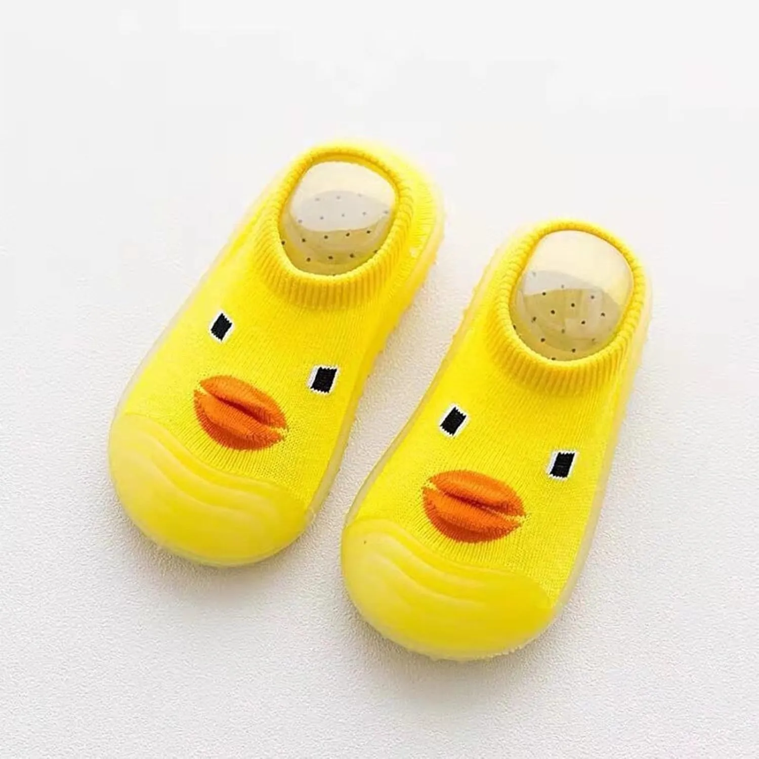 Sock Shoes Toddler,Autumn Winter Boys Girls Floor Socks Shoes Non Slip Cute Cartoon Duck Pattern Baby Girl Shoes