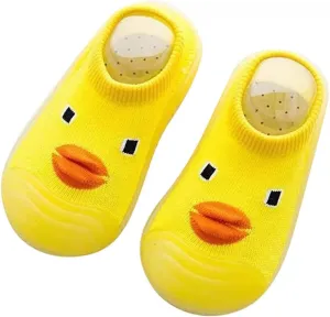 Sock Shoes Toddler,Autumn Winter Boys Girls Floor Socks Shoes Non Slip Cute Cartoon Duck Pattern Baby Girl Shoes