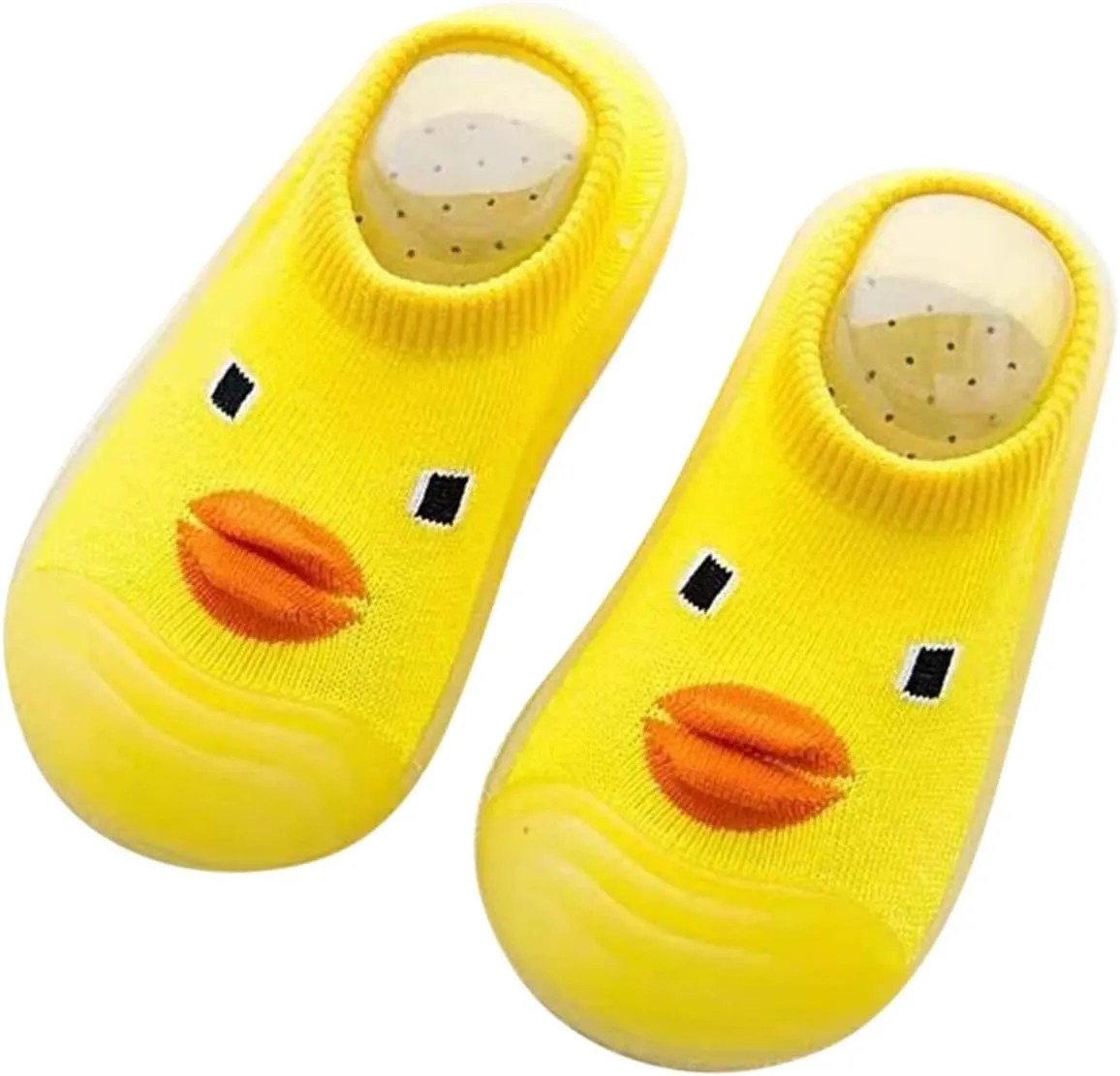 Sock Shoes Toddler,Autumn Winter Boys Girls Floor Socks Shoes Non Slip Cute Cartoon Duck Pattern Baby Girl Shoes