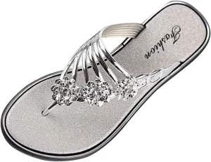 Stylish Women's Slippers Everyday Comfort and Beach Relaxation with Toe Post Design and S Slippers for Women with Bow