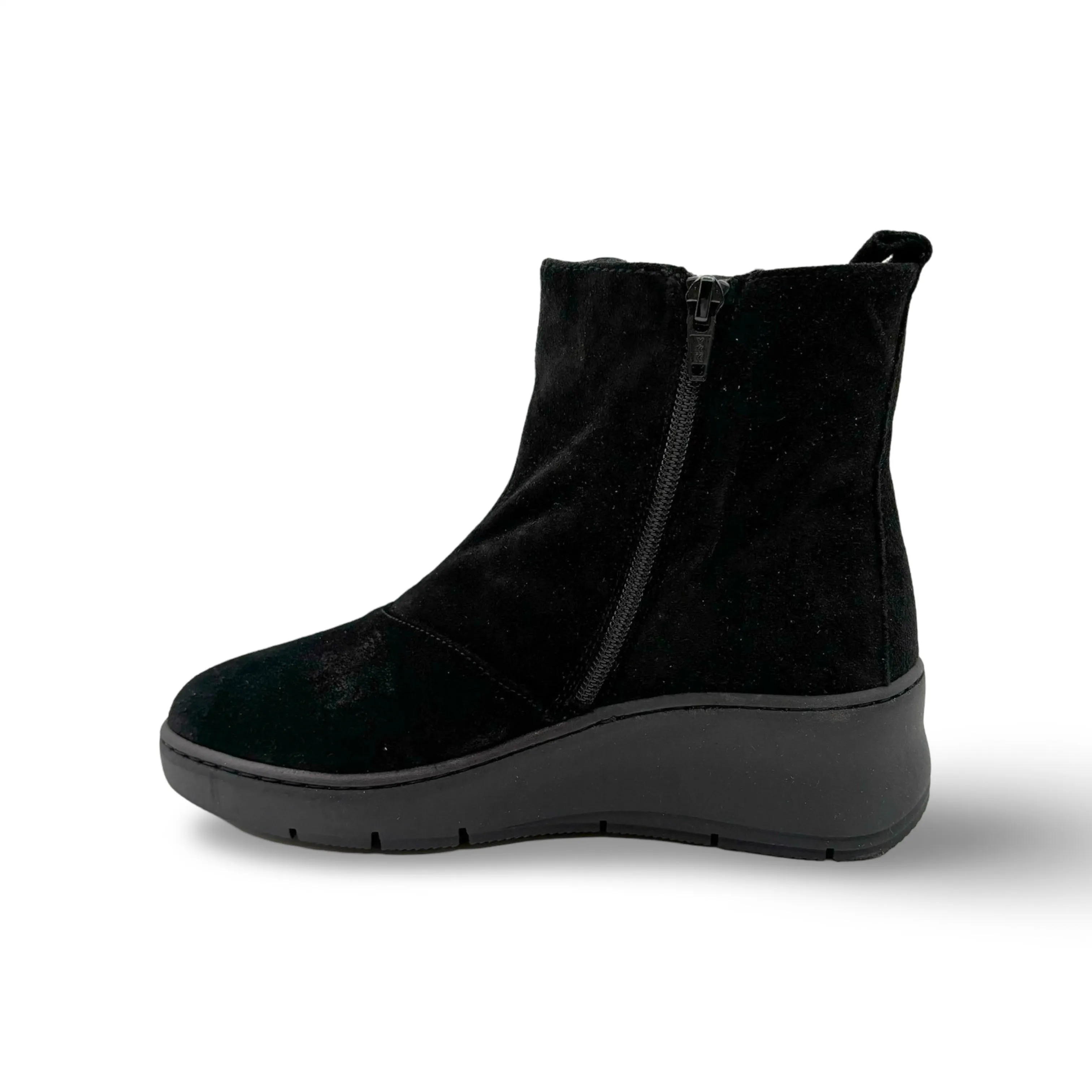 Tabatha Black/Animal Print Bootie