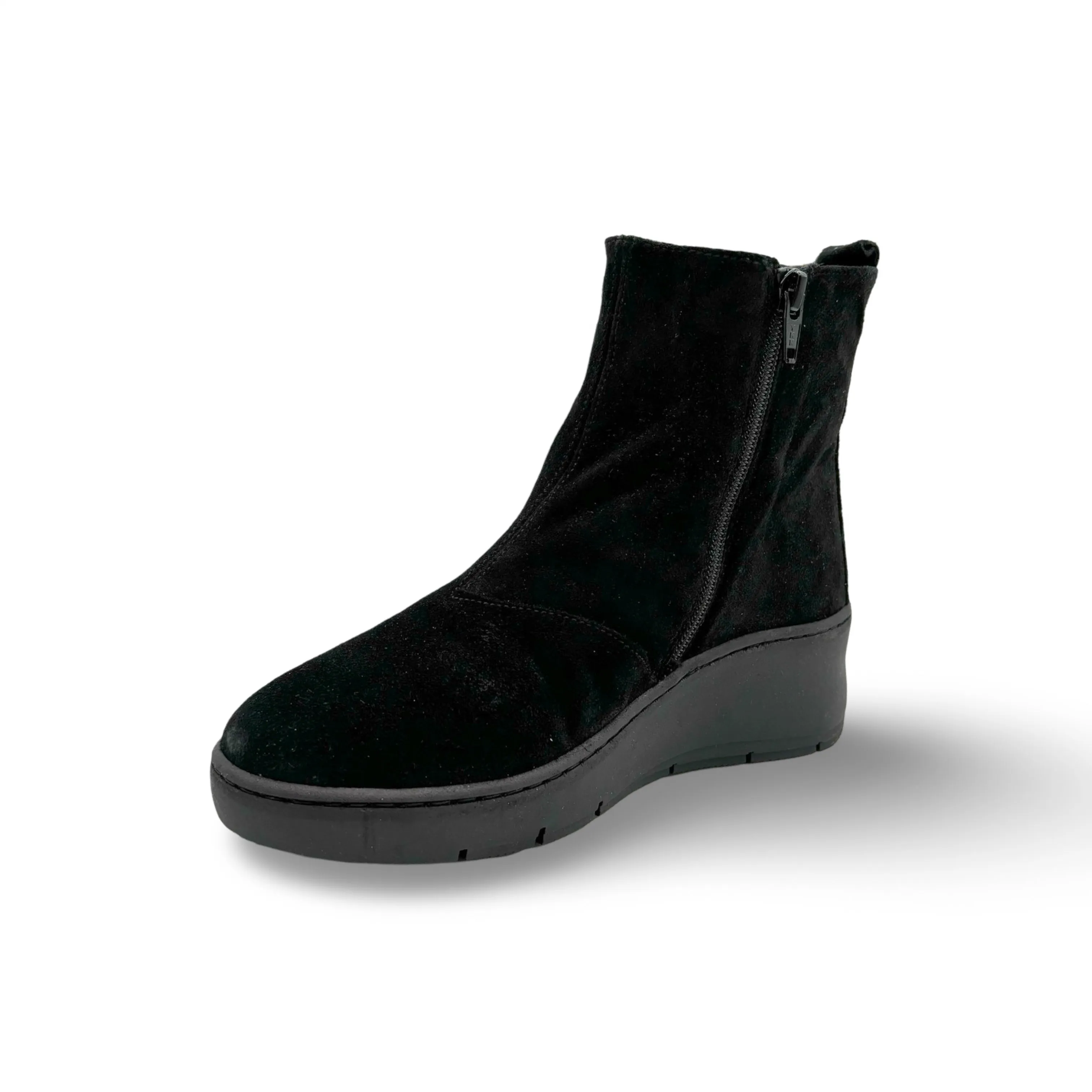 Tabatha Black/Animal Print Bootie