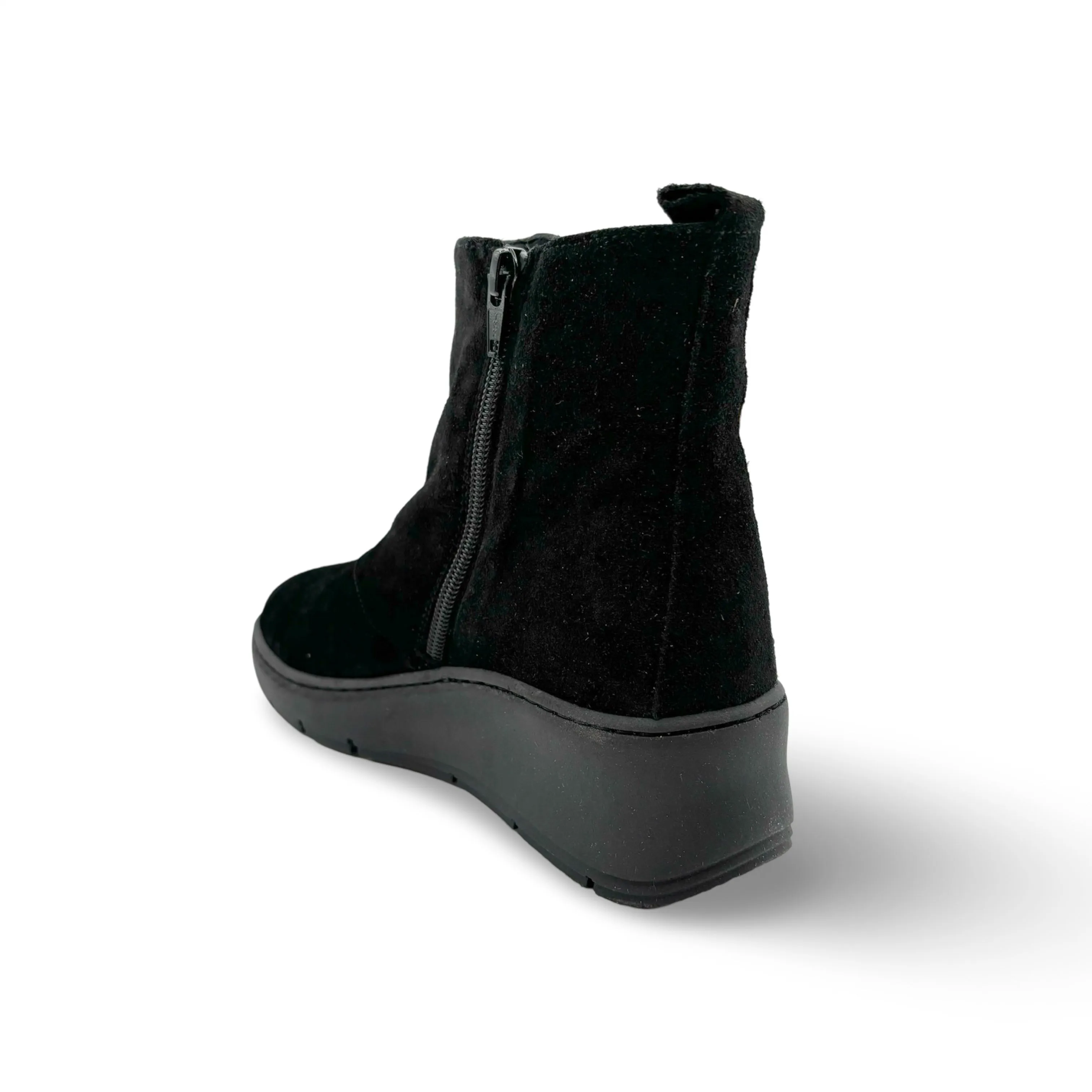 Tabatha Black/Animal Print Bootie