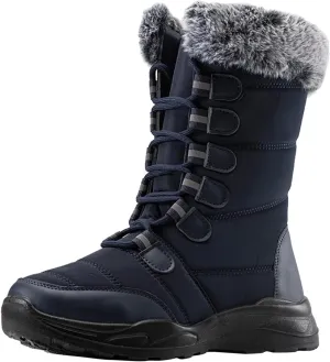 Tall Black Snow Boots for Women Women's Waterproof Boots Womens Ankle Snow Boots Wide Width Outdoor Boots Women Waterproof Tall Wedge Heel Winter Boots for Women