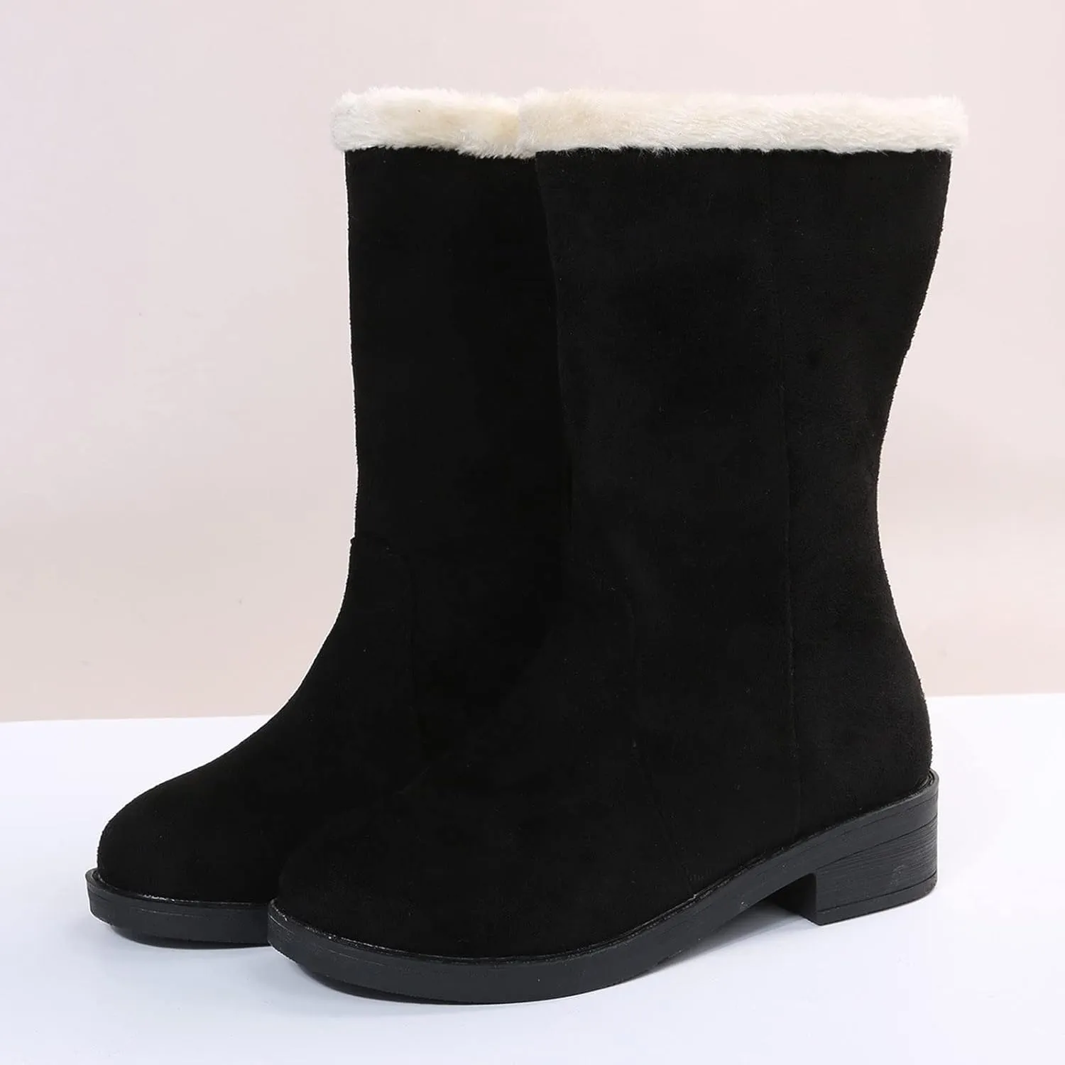 Tall Snow Boots for Women 2023 Pink Snow Boots for Women Size 11 Woman Winter Boots Knee High Waterproof Boots for Women Wide Width Botas De Mujer Para El Frio